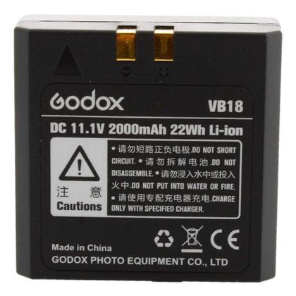 Imagem de Bateria GODOX VB18 11.1V 2000mAh - Substituição para Flash V860II
