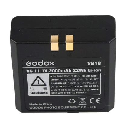 Imagem de Bateria GODOX VB18 11.1V 2000mAh - Substituição para Flash V860II