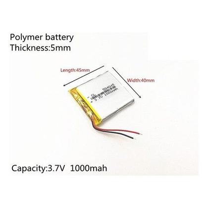 Imagem de Bateria Gps Powerpack Gps Td5038 5mm X 40mm X 45mm 1000mah