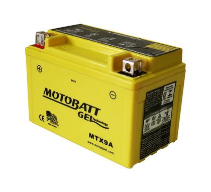 Bateria Honda CBR 600 87/00 12v 9ah Motobatt MTX9A YTX9-BS Imagem de Bateria Honda CBR 600 87/00 12v 9ah Motobatt MTX9A YTX9-BS