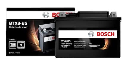 Imagem de Bateria Honda Nc 700 12v 8ah Bosch Btx8-bs (ytx9-bs)
