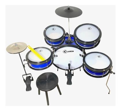 Imagem de Bateria Infantil Luen  STAR  Kids Brinquedos  Azul