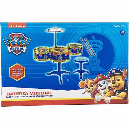 Imagem de Bateria Infantil - Patrulha Canina - Bateria Musical Pequena - Candide