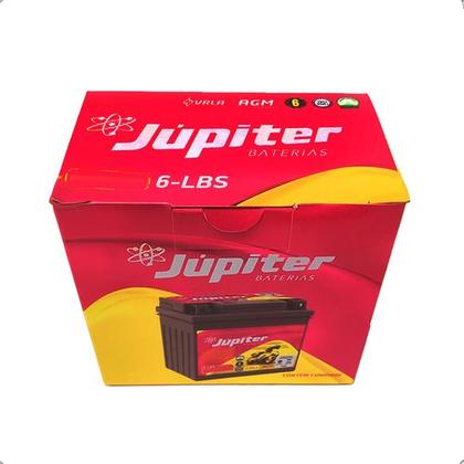Imagem de Bateria Júpiter Moto 6lbs Gel Amg Titan Fan Biz Bros Nxr 6ah