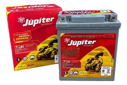 Imagem de Bateria Júpiter Moto 7lbs 12v 7ah Ytx7l-bs Btx7 Rtx7