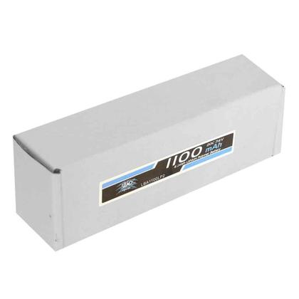 Imagem de Bateria lipo - 7.4v/2s (2 celulas) - 1100mah - 20c/40c plug mini tamiya  - leao modelismo