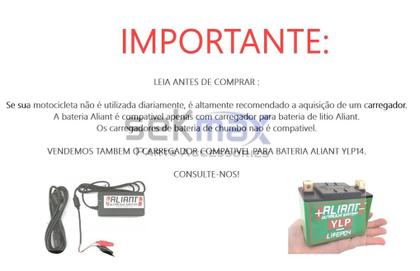 Imagem de Bateria Litio Aliant Ylp14 HONDA CBR 1100XX - 1996 a 2007