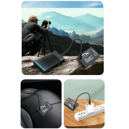 Imagem de Bateria Mamen LP-E8 USB-C para Câmeras Canon