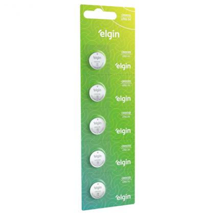 Imagem de Bateria Moeda de Litio 3v Elgin CR2032 Kit c/ 10 Cartelas com 5 und