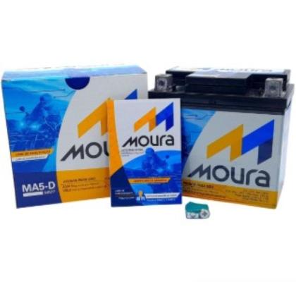 Bateria Moto 5ah Amperes 12V Fan Titan Bros YBR Biz 125 150 160 Moura Envio Já Imagem de Bateria Moto 5ah Amperes 12V Fan Titan Bros YBR Biz 125 150 160 Moura Envio Já