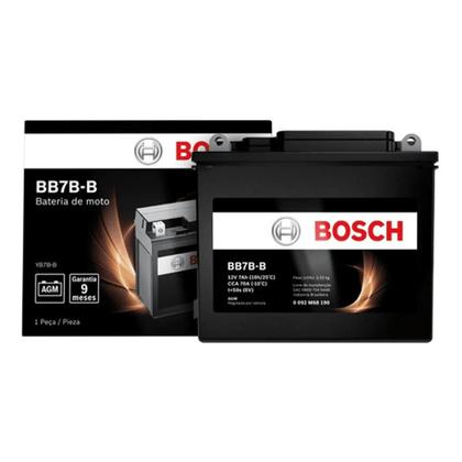 Imagem de Bateria Moto Bosch Bb7b-b 7ah 12v Honda Cbx Cbr Yamaha Tdm