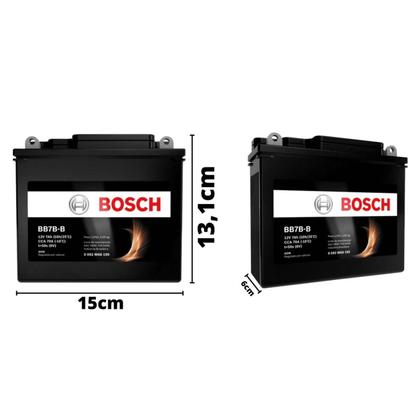Imagem de Bateria Moto Bosch Bb7b-b 7ah 12v Honda Cbx Cbr Yamaha Tdm