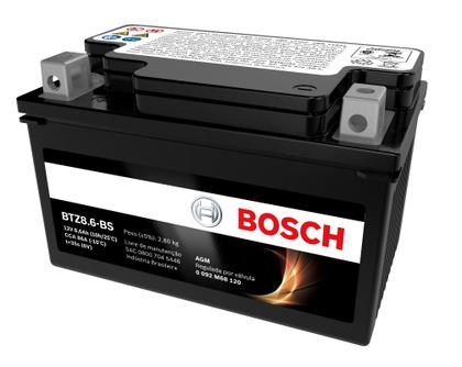 Imagem de Bateria Moto Cbr 1000 Rr Fireblad 12v 8.6ah Bosch Btz8.6-bs