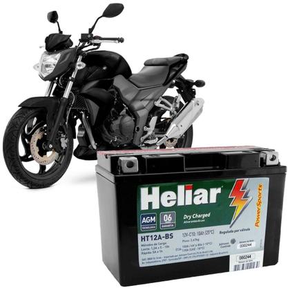 Imagem de Bateria Moto Dafra Next 250 Heliar HT12ABS PowerSports 10Ah 12 Volts