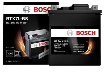 Bateria Moto Dafra Riva 150 Bosch 7ah (ytx7l-bs) - boschh Imagem de Bateria Moto Dafra Riva 150 Bosch 7ah (ytx7l-bs)