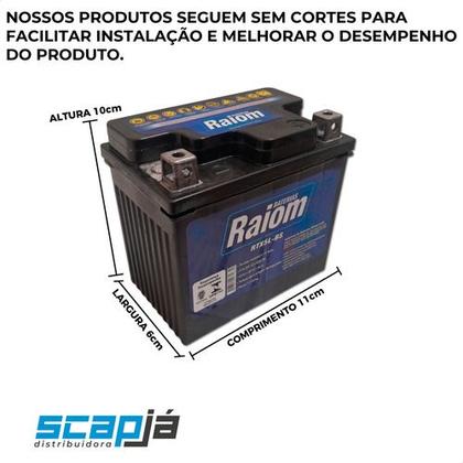 Bateria Moto Dafra Super 50cc 100cc Todas 5ah 12v - ScapJá Imagem de Bateria Moto Dafra Super 50cc 100cc Todas 5ah 12v
