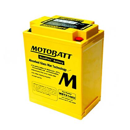 Imagem de Bateria Moto Honda CBR 1000F AGM MBTX14AU Motobatt