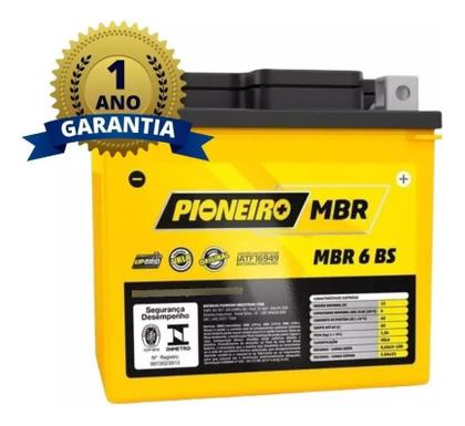 Imagem de Bateria Moto MBR 6 BS 6Ah PIONEIRO CTX 200 TODOS