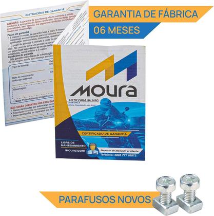 Imagem de Bateria Moto Titan Fan Biz Bros Fazer 125 150 160 Mix Flex