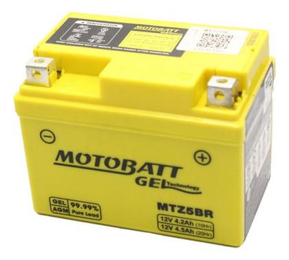 Imagem de Bateria Motobatt Cg Titan 150 Ks Biz 125 4,2ah 12v (mtz5br)