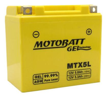 Imagem de Bateria Motobatt Dafra Super 100/dafra Zig 50 5ah (mtx5l)