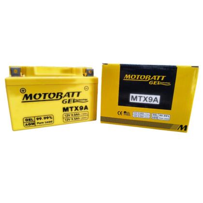 Imagem de Bateria Motobatt Gel Mtx9a Honda Vt Shadow 600 Cb 500 Ytx9bs