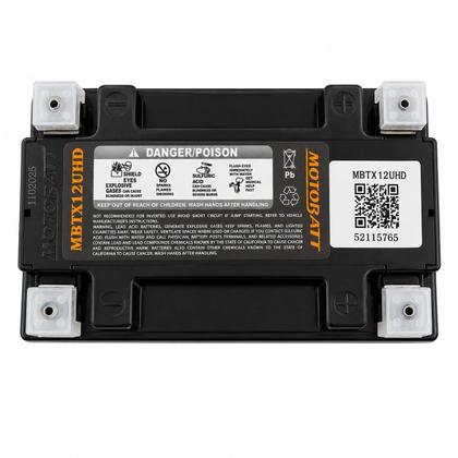 Imagem de Bateria Motobatt Mbtx12uhd Agm 14ah BMW K1200R K1200S K1300R R1200GS