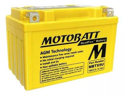 Imagem de Bateria Motobatt Mbtx9u Ytz14s Yamaha Xvs950 Midnight Star