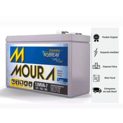 Imagem de Bateria Moura 12MVA / 7AH ORIGINAL (Alarme, Cerca Elétrica, No-Breaks)