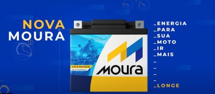 Bateria Moura 12v 5ah Honda Cg 150 Titan, Biz, Fan, Bross e Outras - MOURA-BRASIL Imagem de Bateria Moura 12v 5ah Honda Cg 150 Titan, Biz, Fan, Bross e Outras