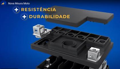Bateria Moura 12v 5ah Honda Cg 150 Titan, Biz, Fan, Bross e Outras - MOURA-BRASIL Imagem de Bateria Moura 12v 5ah Honda Cg 150 Titan, Biz, Fan, Bross e Outras