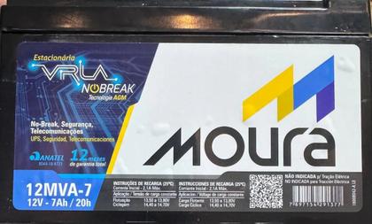 Imagem de Bateria Moura 12v 7ah Original 12mva-7 Alta Performance