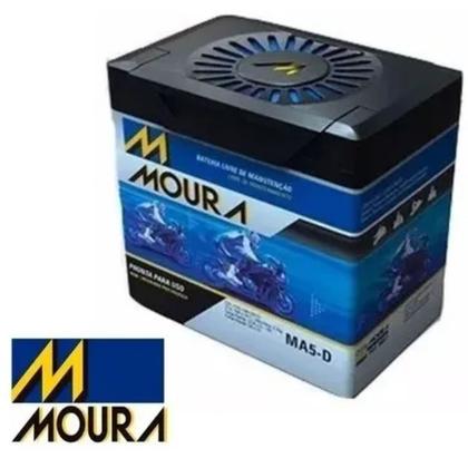 Bateria moura gel mmva5-d moto titan 150/125 fan biz cg bros Imagem de Bateria moura gel mmva5-d moto titan 150/125 fan biz cg bros