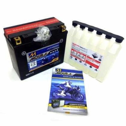 Bateria Moura Ma11-e Yamaha 600 Xj6 Yt12b-bs Ducati 696 Monster 696 Zx1000-c Ninja Imagem de Bateria Moura Ma11-e Yamaha 600 Xj6 Yt12b-bs Ducati 696 Monster 696 Zx1000-c Ninja