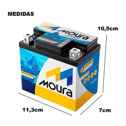 Bateria moura ma5d titan ,biz,bros,fazer 125/150 Imagem de Bateria moura ma5d titan ,biz,bros,fazer 125/150