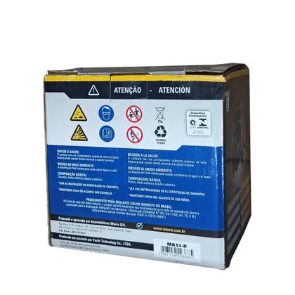 Bateria Moura Moto MA12D 12 Ah Imagem de Bateria Moura Moto MA12D 12 Ah