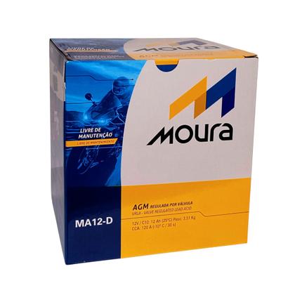 Imagem de Bateria Moura Moto  MA12D  12 Ah
