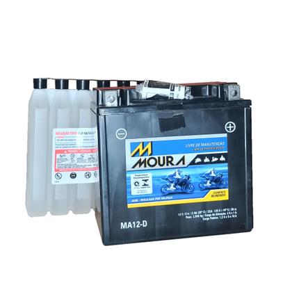 Bateria Moura Moto MA12D 12 Ah Imagem de Bateria Moura Moto MA12D 12 Ah