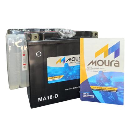 Imagem de Bateria Moura Moto  MA18D  18 Ah