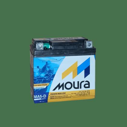 Bateria Moura Moto MA5D 5 Ah Imagem de Bateria Moura Moto MA5D 5 Ah