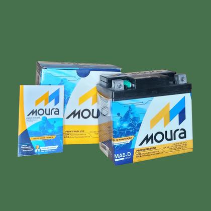 Bateria Moura Moto MA5D 5 Ah Imagem de Bateria Moura Moto MA5D 5 Ah