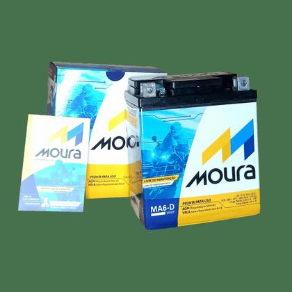 Bateria Moura Moto MA6D 6 Ah Imagem de Bateria Moura Moto MA6D 6 Ah
