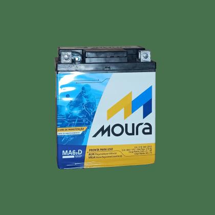 Bateria Moura Moto MA6D 6 Ah Imagem de Bateria Moura Moto MA6D 6 Ah