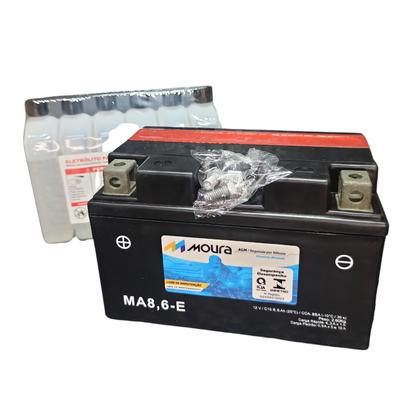 Bateria Moura Moto MA8,6E 8,6 Ah Imagem de Bateria Moura Moto MA8,6E 8,6 Ah