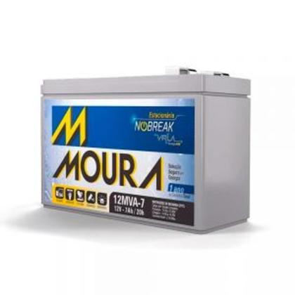 Bateria Moura VRLA 7Ah Estacionária Nobreak - Moura Nobreak Imagem de Bateria Moura VRLA 7Ah Estacionária Nobreak