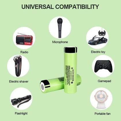 Bateria Original 18650 B 3.7v 3.400mh Panasonic Recarregavel Imagem de Bateria Original 18650 B 3.7v 3.400mh Panasonic Recarregavel