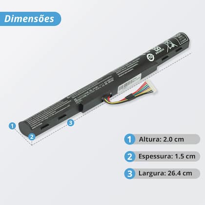 Imagem de Bateria para Notebook Acer AL15A32 (4ICR17/65)