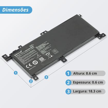 Imagem de Bateria para Notebook Asus X556U