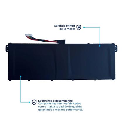 Imagem de Bateria para Notebook bringIT compatível com Acer Aspire 5 A515-54-58Z4 4800 mAh