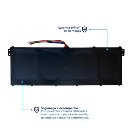 Imagem de Bateria para notebook compatível com Acer Nitro 5 AN515-51-77FH  3600 mAh